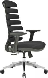 Icon Space Sedia Ergonomica con Ruote Braccioli e Poggiatesta in Tessuto colore Nero - Spring