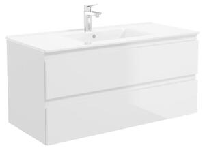 OLTENS Lavabo da bagno per mobili, dimensioni 101 x 46 cm