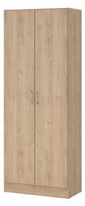 Armadio di colore naturale con effetto rovere 70x181x36 cm Focus – Tvilum