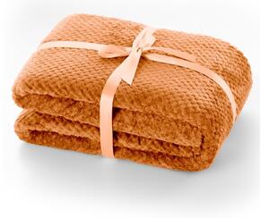 Coperta in microfibra arancione scuro, 220 x 240 cm Henry - DecoKing