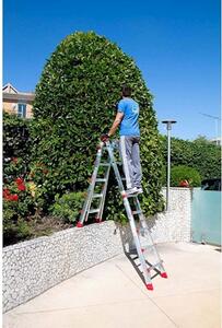Scala telescopica FARAONE TELES 8+8 gradini