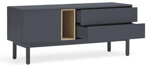 Tavolo TV grigio scuro 140x56 cm Corvo - Teulat