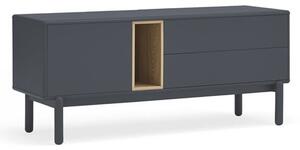 Tavolo TV grigio scuro 140x56 cm Corvo - Teulat