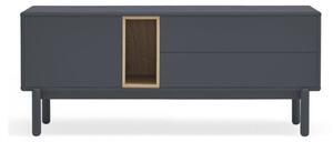 Tavolo TV grigio scuro 140x56 cm Corvo - Teulat