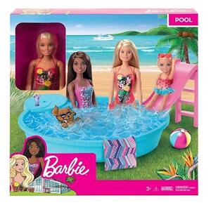 MATTEL Barbie Piscina WDoll Blonde GHL91