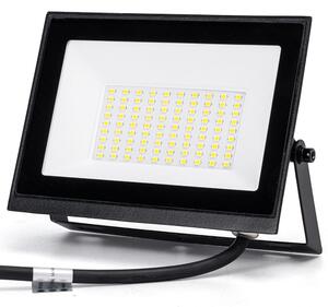 Faro proiettore Led Slim 50W Nero da esterno IP65 Bianco freddo 6500K Aigostar