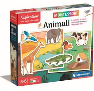 Giochi educativi CLEMENTONI Montessori - Gli Animali 16360A