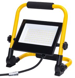 Faro Led da lavoro portatile 50W Nero e giallo IP65 Bianco freddo 6500K Aigostar