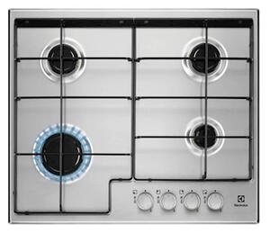 Piano cottura gas acciaio inox grigio ELECTROLUX EGS6424X 949640912
