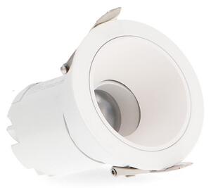 Faretto Led da incasso Cobve 7W Rotondo Cornice bianca Apertura 36 gradi CCT temperatura colore regolabile iSG Lighting