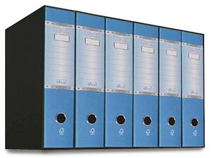 Raccoglitore ELICA U-BOX cm 8 comm.le celeste