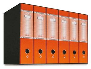 Raccoglitore ELICA U-BOX cm 8 prot. arancio