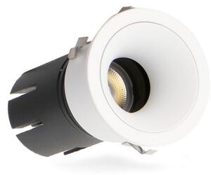 Faretto Led da incasso 5W Rotondo Orientabile Cornice bianca Apertura 36 gradi CCT temperatura colore regolabile iSG Lighting