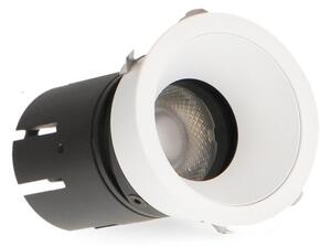 Faretto Led da incasso 10W Rotondo Orientabile Cornice bianca Apertura 36 gradi CCT temperatura colore regolabile iSG Lighting