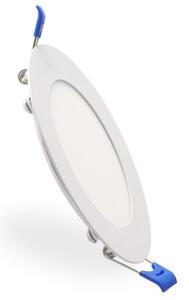 Faretto Led da incasso Slim Serie Pro 6W Rotondo Cornice bianca Apertura 120 gradi CCT temperatura colore regolabile iSG Lighting