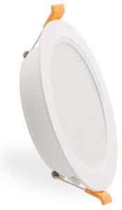 Faretto Led da incasso Advance 9W Rotondo Cornice bianca Apertura 120 gradi CCT temperatura colore regolabile M LEDME