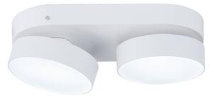 LUTEC Spot LED soffitto Stanos, CCT, 2 luci, bianco