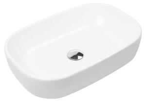 Lavabo da appoggio ovale OLTENS Jurong, 54 x 36 cm, con tecnologia SmartClean