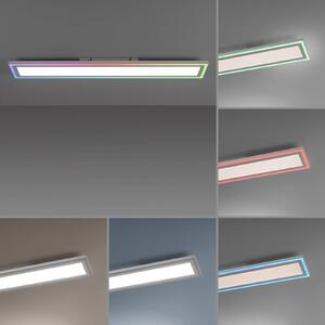 JUST LIGHT. Plafoniera LED Edging, CCT + RGB, 100x18cm