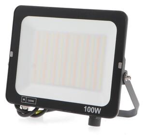 Faro proiettore Led 100W Nero da esterno IP65 CCT temperatura colore regolabile M LEDME