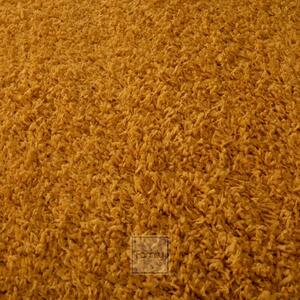 Tappeto di qualità a pelo lungo in colore giallo senape Larghezza: 80 cm | Lunghezza: 150 cm