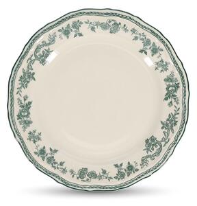 Piatto da dolce verde/avorio in porcellana ø 21,5 cm Cyril – S|P Collection