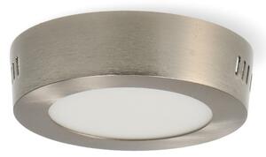 Plafoniera Led 6W Nickel Rotonda Grigia CCT temperatura colore regolabile M LEDME