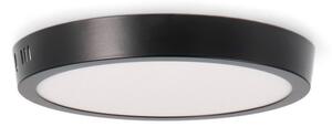 Plafoniera Led 20W Serie Pro Rotonda Nera CCT temperatura colore regolabile M LEDME