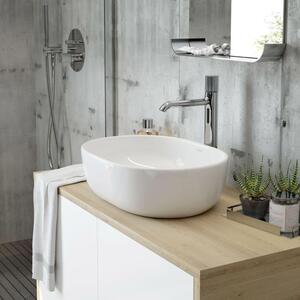 Lavabo da appoggio ovale OLTENS Hamnes, 47,5 x 34 cm, con tecnologia SmartClean