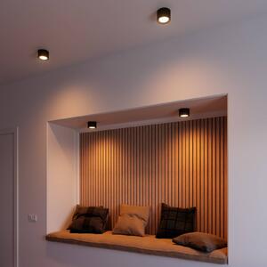Nordlux Spot LED soffitto Landon Smart, nero, alto 8,2 cm