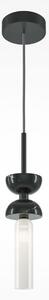 Lampada a sospensione Kyoto nera 1xG9x28W effetto marmo, dimensioni: 336,5x10x10 cm, IP20, Maytoni