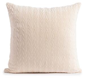 Cuscino Arredo 45X45 Ginevra CREMA Velluto Caleffi