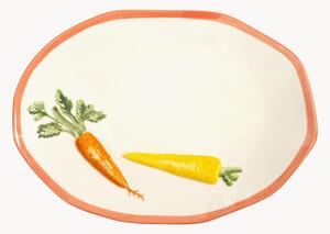 Piatto da portata fatto a mano Carota