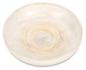Piatto fondo beige in gres ø 22 cm Aquarel – S|P Collection