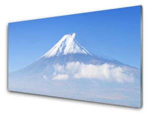 Quadro in vetro Montagne Nuvola Cielo Paesaggio 100x50 cm