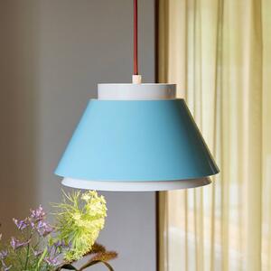 Hübsch Lampada a sospensione Remi, dimmerabile, Blu, Soggiorno / Sala da pranzo, Metallo, Scandinavo, Lampada a sospensione