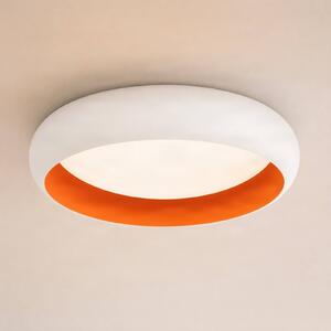 Plafoniera soffitto Serava Lindby, dimmerabile, Bianco / Opale, Soggiorno / Sala da pranzo, Plastica, Moderno, Plafoniera