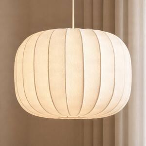 Lampada a sospensione Bridget Lucande, dimmerabile, Bianco / Opale, Soggiorno / Sala da pranzo, Tessuto / Stoffa / Seta, Scandinavo, Lampada a sospensione