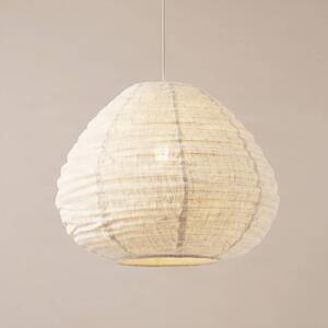 Lampada a sospensione Autumn Lindby, dimmerabile, Crema / Ambra, Soggiorno / Sala da pranzo, Tessuto / Stoffa / Seta, Scandinavo, Lampada a sospensione