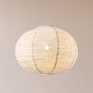 Lampada a sospensione Autumn Lindby, dimmerabile, Crema / Ambra, Soggiorno / Sala da pranzo, Tessuto / Stoffa / Seta, Scandinavo, Lampada a sospensione