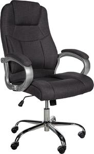 Sedia da ufficio ergonomica, sedia da ufficio, portata fino a 150 kg - Opzioni di comfort regolabili | Colore: grigio scuro