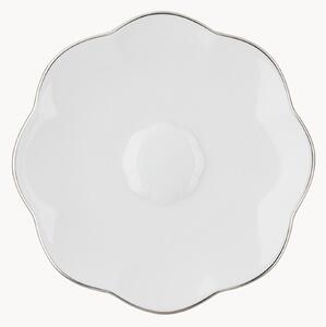 Set di 6 piattini da caffè in porcellana Sonetto