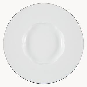 Set di 6 piatti fondi in porcellana Sonetto