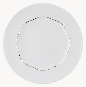 Set di 6 piatti da colazione in porcellana Sonetto