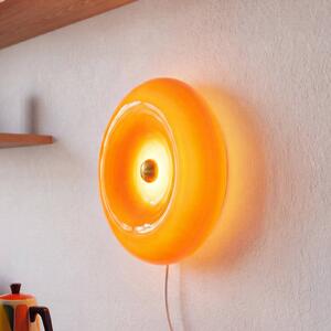 OSRAM Applique da parete Decor Lunea, dimmerabile, Giallo / Arancione, Soggiorno / Sala da pranzo, Vetro, Moderno, Applique