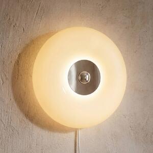 OSRAM Applique da parete Decor Lunea, dimmerabile, Bianco / Opale, Soggiorno / Sala da pranzo, Vetro, Moderno, Applique