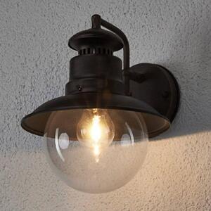 Lampade da esterno Lindby, EDDIE, dimmerabile, Marrone / Ruggine, Balcone, Metallo, Campagna / rustico