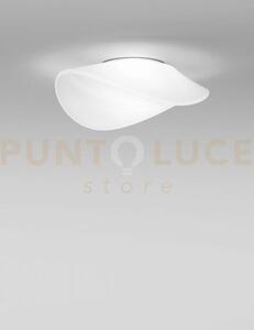 Balan plafoniera applique m bianco lucido e bianco opaco 2 luci att