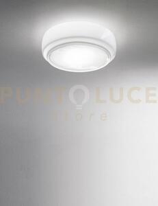 Bot plafoniera applique 45 bianco cristallo e bianco opaco 2 luci a
