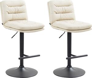 Set di 2 pezzi con sgabelli da bar - sgabelli - elevato comfort di seduta
